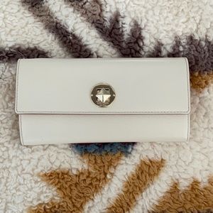 Kate spade white wallet